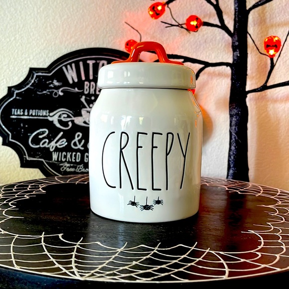 Rae Dunn Scary + Creepy Halloween Canisters with Spiders munimoro.gob.pe